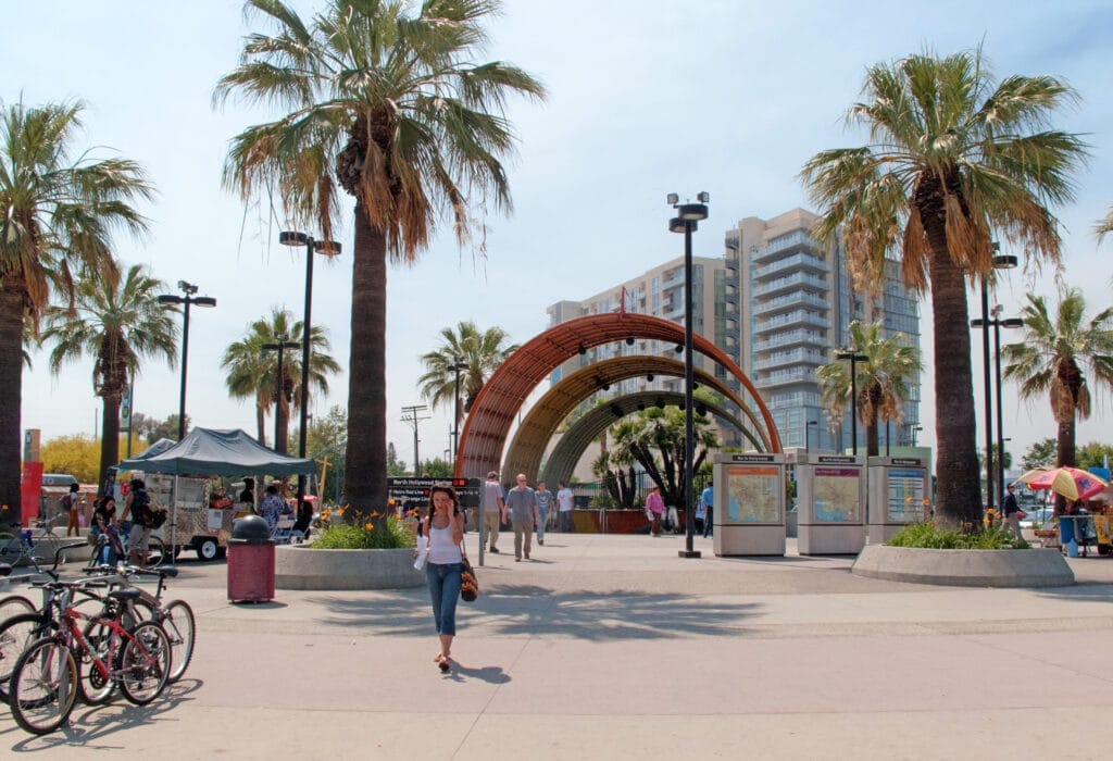 North Hollywood station LA metro