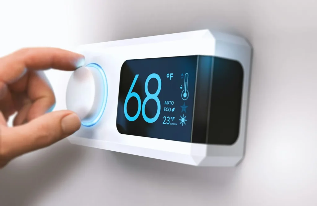 Thermostat home energy saving