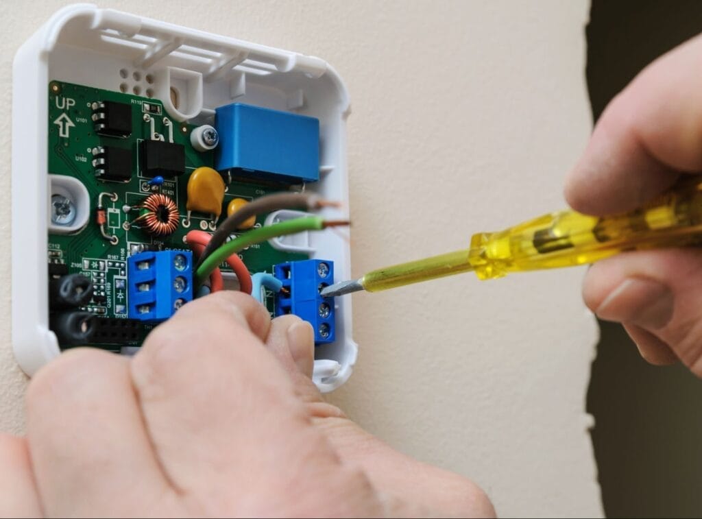 Thermostat installation