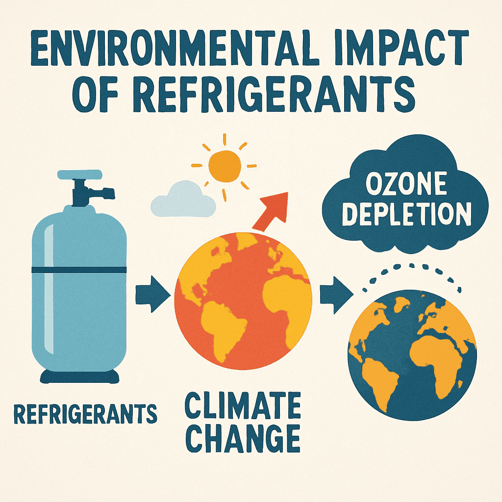 Environmental impact of refrigerants