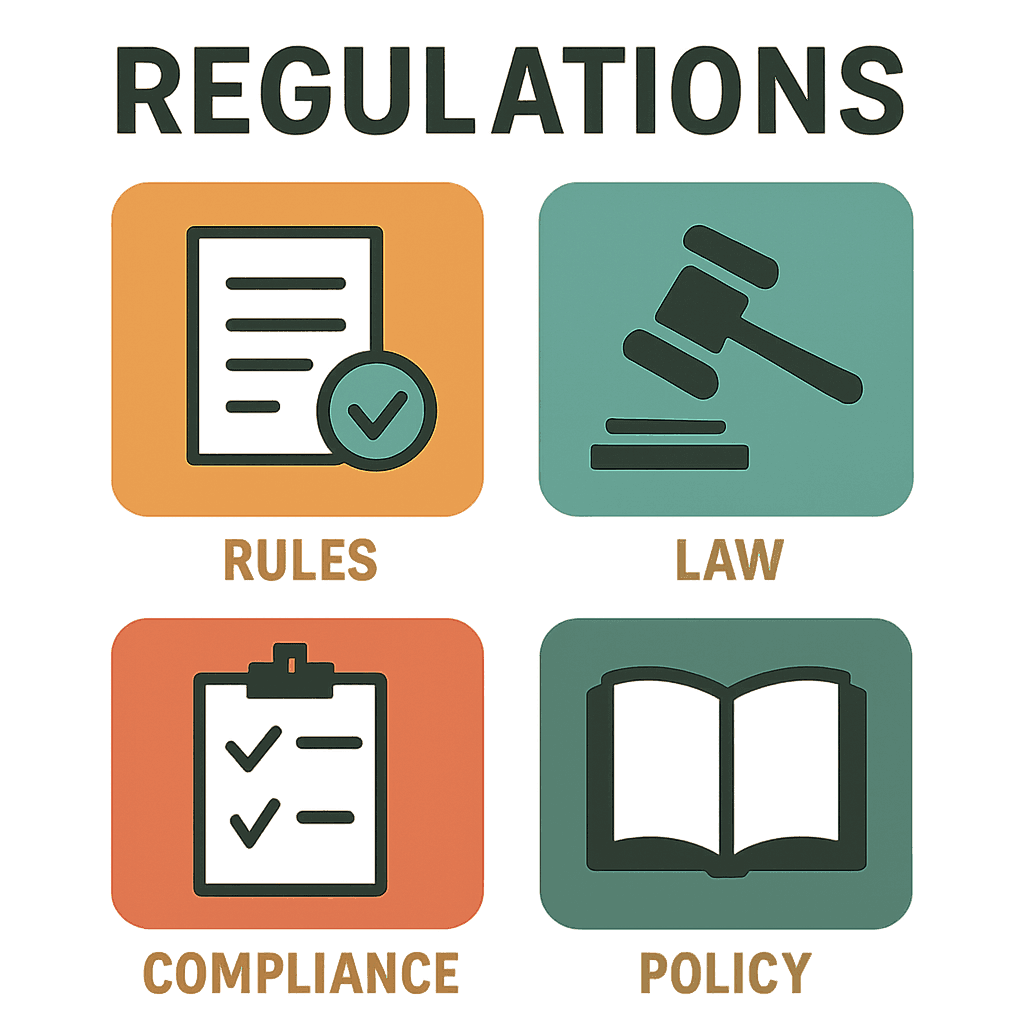 Regulations infographic