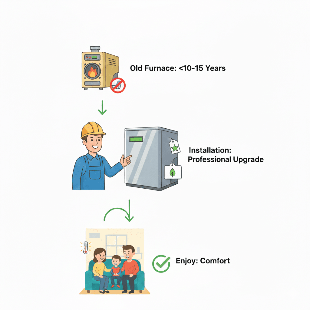LC Heating And Air Conditioning LC Heating And Air Conditioning Emergency Repair Hollywood When to Consider Changing Your Furnace Typically, a well-maintained furnace can last between 15 to 20 years. However, as your furnace ages, it becomes less efficient and more prone to breakdowns. Regular maintenance can extend its lifespan, but eventually, even the most robust units need replacement. Changing Your Furnace at the right time is important to stay proactive rather than reactive, as waiting until it breaks down completely can leave you without heat at the most inconvenient times. Failing Furnace Capacitors,Furnace Capacitor,Furnace Repair,Failing Capacitor