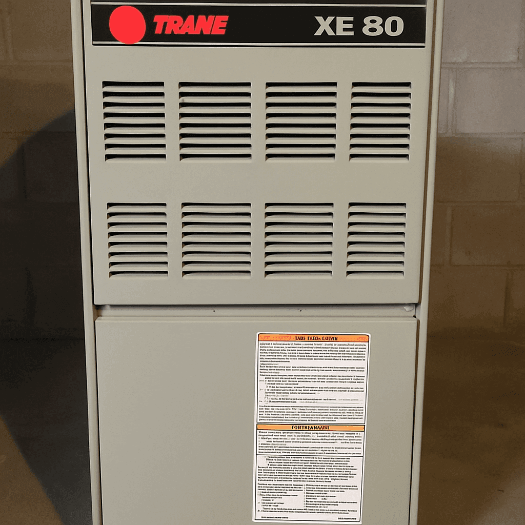 Trane XE80 electric furnace