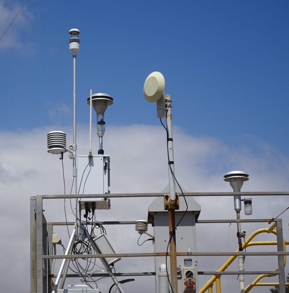 Air quality monitoring station