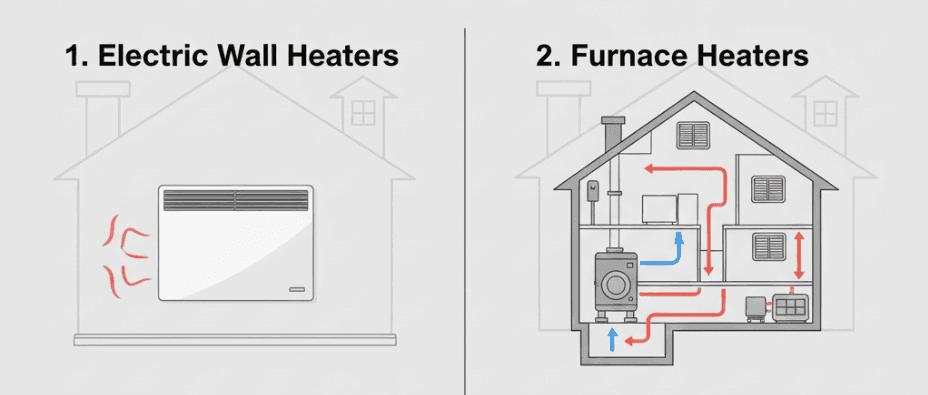 LC Heating And Air Conditioning LC Heating And Air Conditioning Emergency Repair Hollywood Electric Wall Heaters vs Furnace Heaters: Cost-Effective Heating Solution To Stay Warm in 2026 Heating solutions vary widely in their mechanics, energy efficiency, and installation requirements. Whether you're a stay-at-home mom juggling work and family, a small business owner seeking reliable information, or someone who works from home needing fast solutions, understanding the differences between Electric Wall Heaters vs Furnace Heaters is crucial. These systems not only differ in their operation and installation but also in their cost implications and energy sources, making it essential to evaluate each option carefully based on your specific needs. Failing Furnace Capacitors,Furnace Capacitor,Furnace Repair,Failing Capacitor