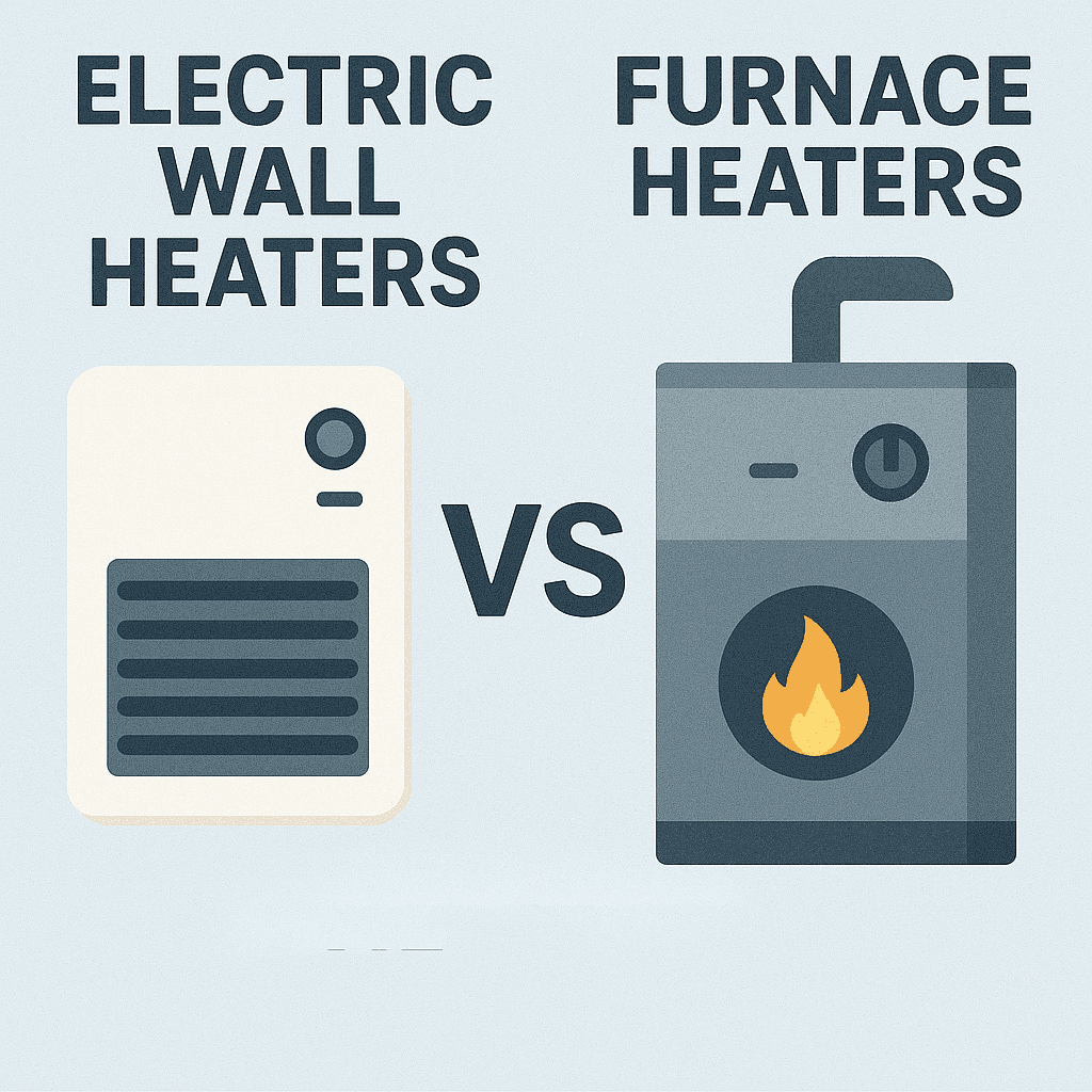 Electric wall heaters vs furnace heaters