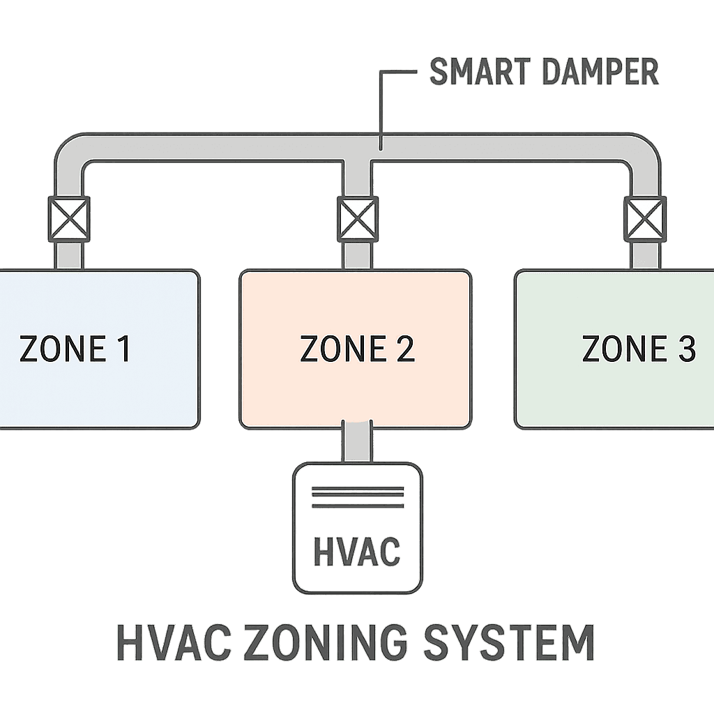 HVAC zoning system