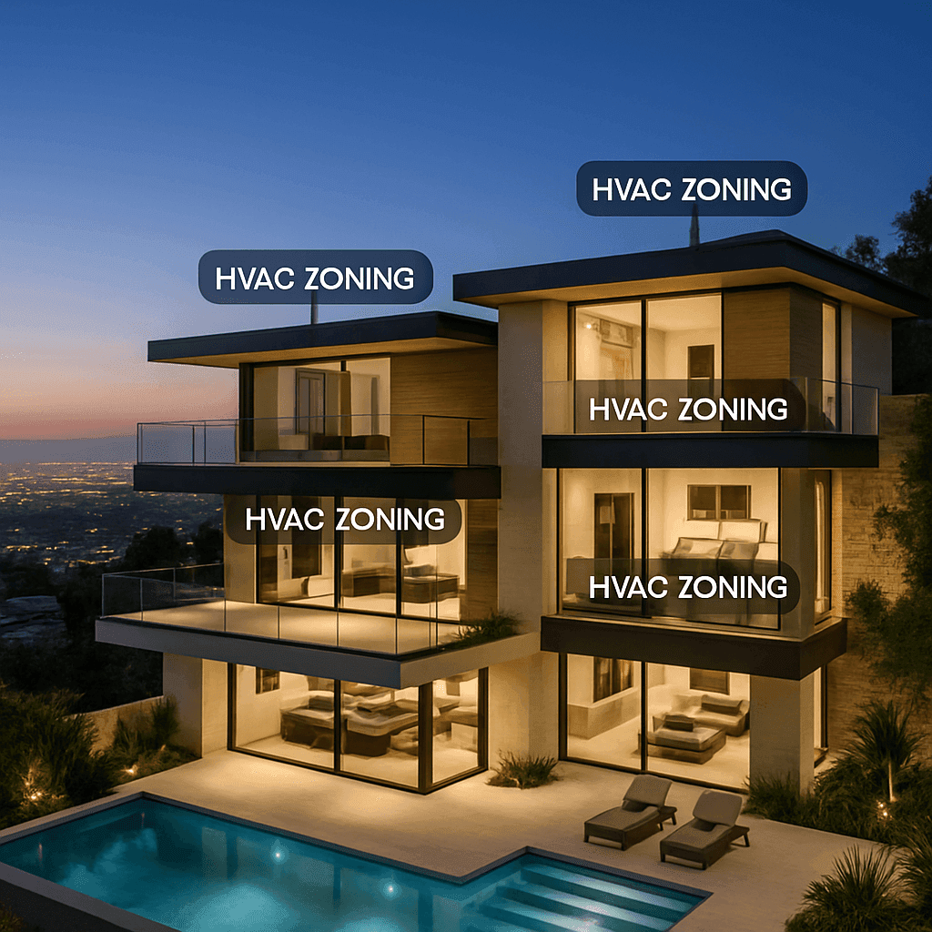 LC Heating And Air Conditioning LC Heating And Air Conditioning Emergency Repair Hollywood 4 Reasons HVAC Zoning is Essential for Multi-Story Hollywood Hills Estates Hollywood Hills estates are known for their stunning views and luxurious living spaces. However, maintaining comfort in these multi-story homes can be a challenge, which is why HVAC Zoning is Essential for effective temperature control. Temperature management becomes especially crucial during the sweltering summer months, and this is where HVAC zoning systems come into play. Failing Furnace Capacitors,Furnace Capacitor,Furnace Repair,Failing Capacitor