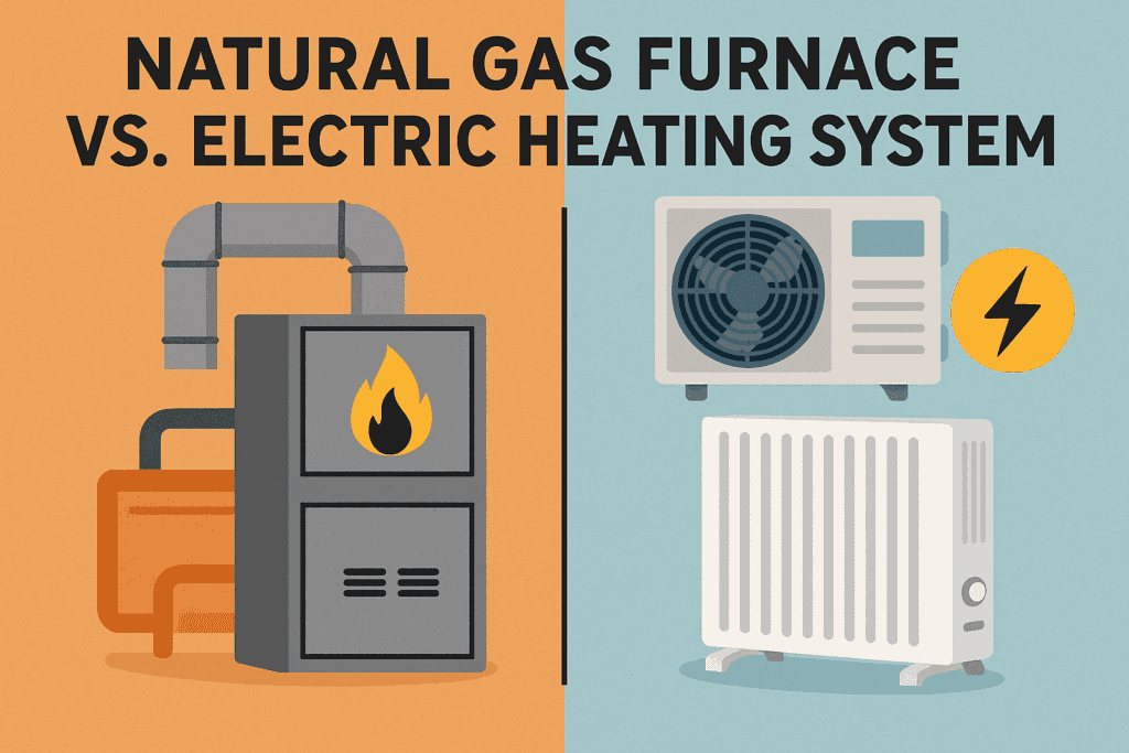 Natural gas furnace vs electric heating systems